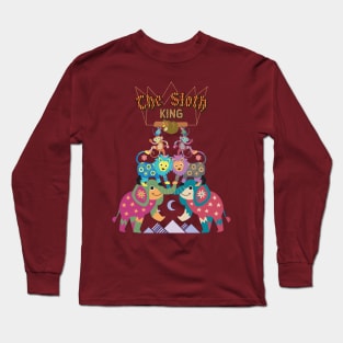 The Sloth King Long Sleeve T-Shirt